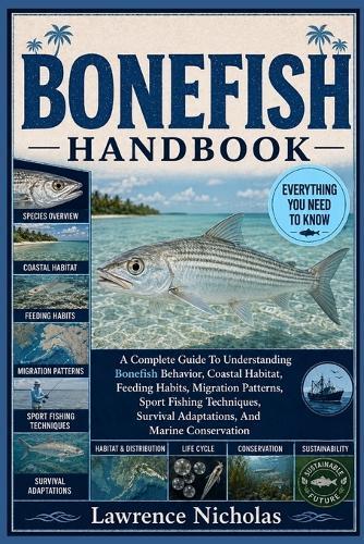 Bonefish Handbook: A Complete Guide To Understanding Bonefish Behavior, Coastal Habitat, Feeding Habits, Migration Patterns, Sport Fishing Techniques, Survival Adaptations, And Marine Conservation