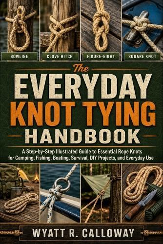 The Everyday Knot Tying Handbook: A Step-by-Step Illustrated Guide to Essential Rope Knots for Camping, Fishing, Boating, Survival, DIY Projects, and Everyday Use