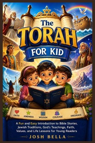The Torah for Kid: A Fun and Easy Introduction to Bible Stories, Jewish Traditions, God's Teachings, Faith, Values, and Life Lessons for Young Readers