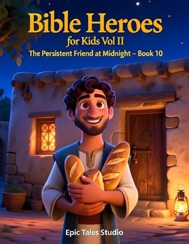 Bible Heroes for Kids Vol II: The Persistent Friend at Midnight - Book 10: A Gentle Christian Bedtime Story for Kids About Trusting God and Helping Others