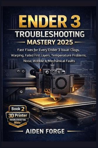 Ender 3 Troubleshooting Mastery 2025: Fast Fixes for Every Ender 3 Issue: Clogs, Warping, Failed First Layers, Temperature Problems, Noise, Wobble & Mechanical Faults (Covers V1, Pro, Neo & V2 Models