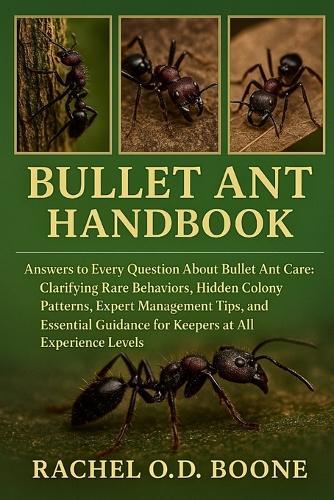 Bullet Ant Handbook: Answers to Every Question About Bullet Ant Care: Clarifying Rare Behaviors, Hidden Colony Patterns, Expert Management Tips, and Essential Guidance for Keepers at All Experience Levels