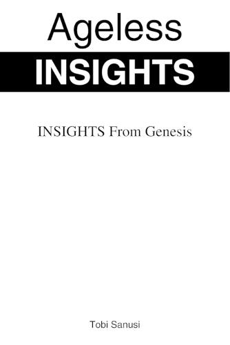 Ageless Insights: Insights From Genesis