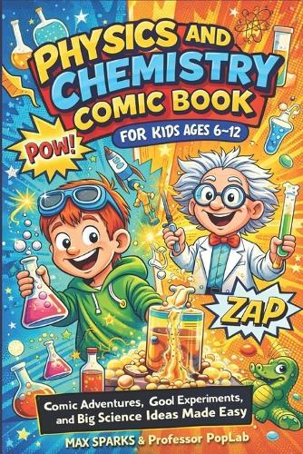 Physics and Chemistry Comic Book for Kids Ages 6-12: Comic Adventures, Cool Experiments, and Big Science Ideas Made Easy