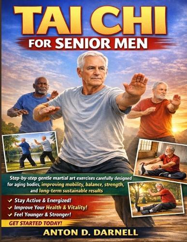 Tai CHI for Senior Men: Step-by-step gentle martial art exercises carefully designed for aging bodies, improving mobility, balance, strength, and long-term sustainable results