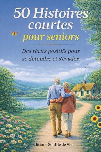 50 histoires courtes pour Seniors Récits positifs pour se détendre et s'évader: Lecture facile. Gros caractères, paragraphes courts. Idéal: mémoire séniors, malvoyants, DMLA, démence, Alzheimer