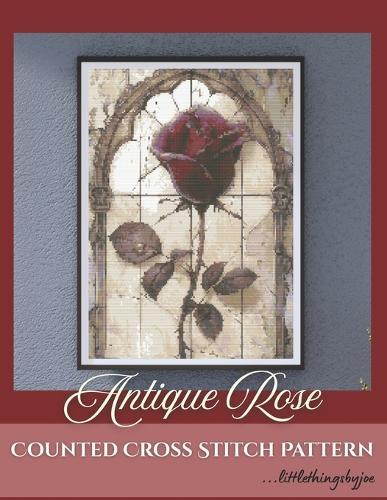 Antique Rose: Counted Cross Stitch Pattern: by littlethingsbyjoe