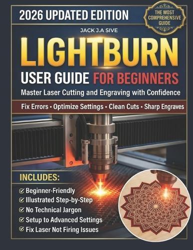 Lightburn User Guide for Beginners 2026: Step-by-Step Instructions to Master Laser Cutting and Engraving, Fix Common Errors, Optimize Settings, and Confidently Use Your Diode Laser.
