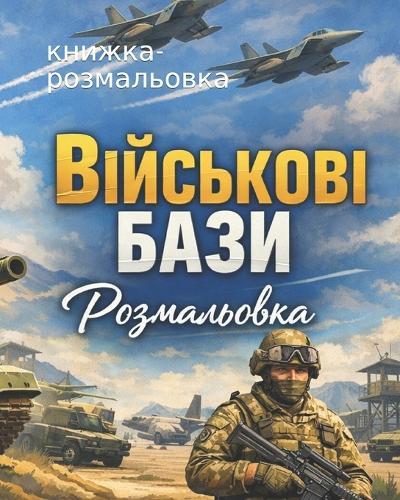 ВІЙСЬКОВІ БАЗИ: книжка-розмальовка