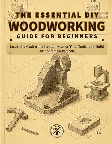 The Essential DIY Woodworking Guide for Beginners: Learn the Craft from Scratch, Master Your Tools, and Build 30+ Beautiful Projects You'll Actually Use and Cherish