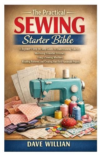 The Practical Sewing Starter Bible: A Beginner's Step-by-Step Guide to Understanding Fabrics, Mastering Essential Stitches, Using a Sewing Machine, Reading Patterns, and Creating Your First Handmade Projects