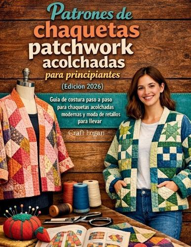 Patrones de chaquetas patchwork acolchadas para principiantes (Edición 2026): Guía de costura paso a paso para chaquetas acolchadas modernas y moda de retallos para llevar