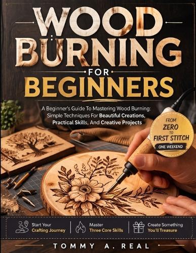 Wood Burning for Beginners: A Beginner's Guide To Mastering Wood Burning: Simple Techniques For Beautiful Creations, Practical Skills, And Creative Projects
