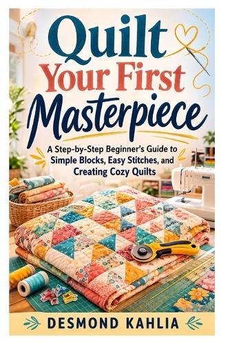 Quilt Your First Masterpiece: A Step-by-Step Beginner's Guide to Simple Blocks, Easy Stitches, and Creating Cozy Quilts