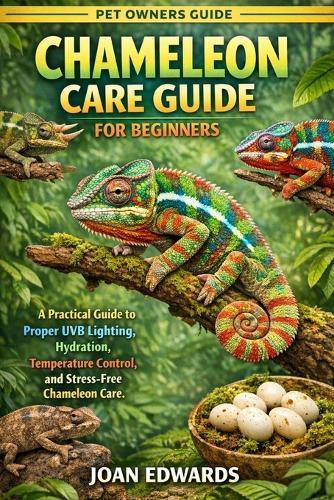 Chameleon Care Guide for Beginners: A Practical Guide to Proper UVB Lighting, Hydration, Temperature Control, and Stress-Free Chameleon Care.