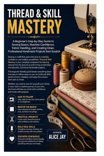 Thread & Skill Mastery: A Beginner's Step-by-Step Guide to Sewing Basics, Machine Confidence, Fabric Handling, and Creating Clean, Professional Handmade Projects from Scratch