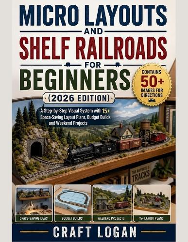 Micro Layouts and Shelf Railroads for Beginners (2026 Edition): A Step-by-Step Visual System with 15+ SpaceSaving Layout Plans, Budget Builds, and Weekend Projects