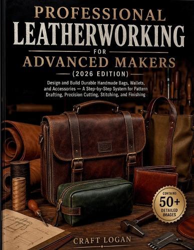 Professional Leatherworking for Advanced Makers (2026 Edition): Design and Build Durable Handmade Bags, Wallets, and Accessories - A Step-by-Step System for Pattern Drafting, Precision Cutting, Stitching, and Finishing