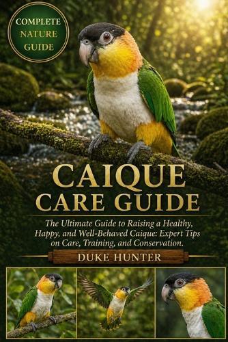 Caique Care Guide: The Ultimate Guide to Raising a Healthy, Happy, and Well-Behaved Caique: Expert Tips on Care, Training, and Conservation.