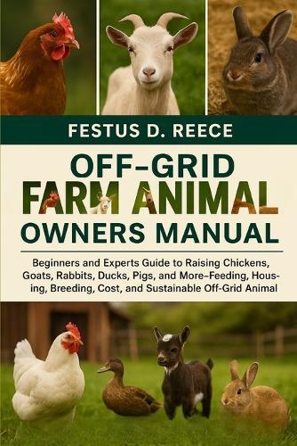 Off-Grid Farm Animals Owners Manual: Beginners and Experts Guide to Raising Chickens, Goats, Rabbits, Ducks, Pigs, and More-Feeding, Housing, Breeding, Cost, and Sustainable Off-Grid Animal Care