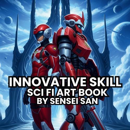 Innovative Skill: Sci Fi Art Book 8.5 x 8.5 inches, Full art images on space, mecha suit robots, sci fi soldiers