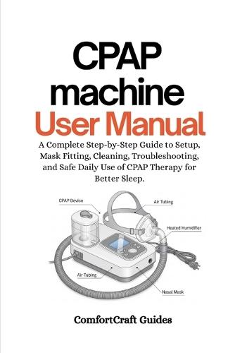 CPAP Machine User Manual: A Complete Step-by-Step Guide to Setup, Mask Fitting, Cleaning, Troubleshooting, and Safe Daily Use of CPAP Therapy for Better Sleep