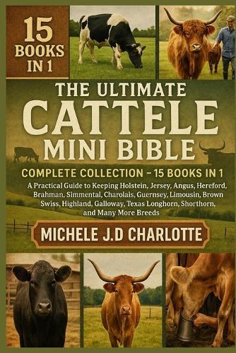 The Ultimate Cattle Mini Bible: COMPLETE COLLECTION - 15 BOOKS IN 1: A Practical Guide to Keeping Holstein, Jersey, Angus, Hereford, Brahman, Simmental, Charolais, Guernsey, Limousin, Brown Swiss, Highland, Galloway, Texas Longhorn, Shorthorn