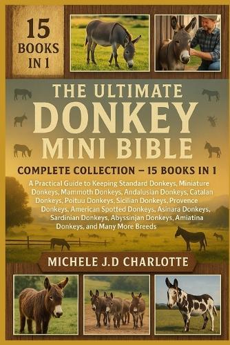 The Ultimate Donkey Mini Bible: COMPLETE COLLECTION - 15 BOOKS IN 1: A Practical Guide to Keeping Standard Donkeys, Miniature Donkeys, Mammoth Donkeys, Andalusian Donkeys, Catalan Donkeys, Poitou Donkeys, Sicilian Donkeys, Provence Donkeys