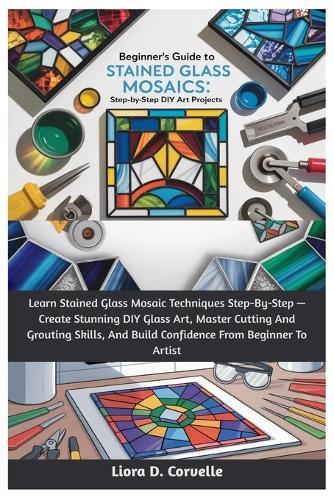 Beginner's Guide To Stained Glass Mosaics: Step-By-Step DIY Art Projects: Learn Stained Glass Mosaic Techniques Step-By-Step - Create Stunning DIY Glass Art, Master Cutting And Grouting Skills, And Build Confidence From Beginner To Artist