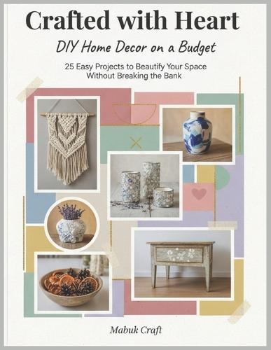 Crafted With Heart; DIY Home Decor on a Budget: 25 Easy Projects to Beautify Your Space Without Breaking the Bank