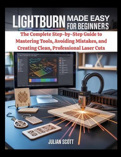 LightBurn Made Easy for Beginners: The Complete Step-by-Step Guide to Mastering Tools, Avoiding Mistakes, and Creating Clean, Professional Laser Cuts