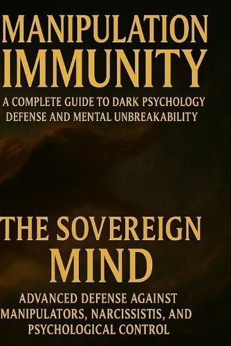 MANIPULATION IMMUNITY A Complete Guide to Dark Psychology Defense and Mental Unbreakability: THE SOVEREIGN MIND Advanced Defense Against Manipulators, Narcissists, and Psychological Control