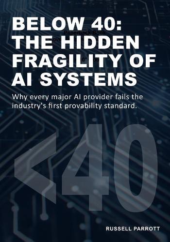 Below 40: The hidden fragility of AI Systems: Why every major AI provider fails the industry's first provability standard