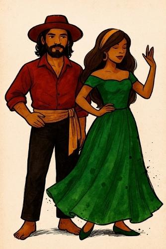 The Sacred Umbanda: CIGANOS & CIGANAS: Dancers of the Stars, Keepers of Divination - The Lineage of Wandering Fire and Fate