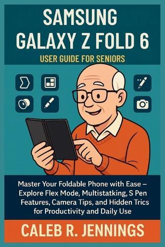 Samsung Galaxy Z Fold 6 User Guide for Seniors: Master Your Foldable Phone with Ease - Explore Flex Mode, Multitasking, S Pen Features, Camera Tips, and Hidden Tricks for Productivity and Daily Use