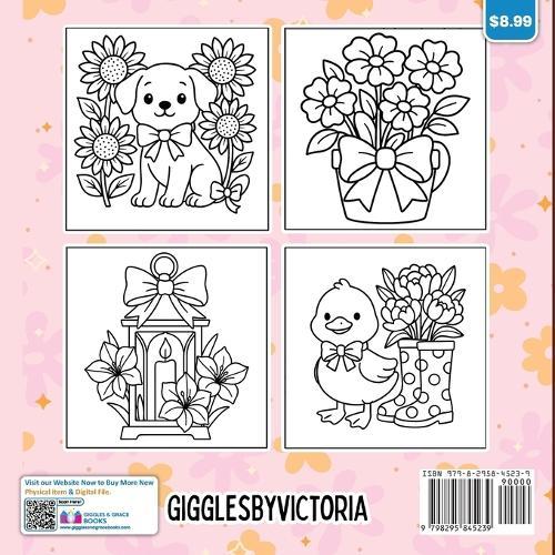 Petals & Ribbons Bold and Easy Coloring Book