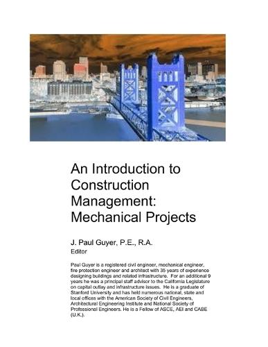 An Introduction to Construction Management: Mechanical Projects