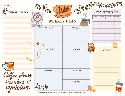 Gilmore Girls Weekly Planner Notepad