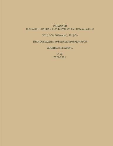Indiana'grd: Conct's Entity, Research.