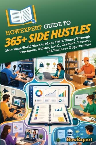 HowExpert Guide to 365+ Side Hustles: 365+ Real-World Ways to Make Extra Money Through Freelance, Online, Local, Creative, Passive, and Business Opportunities