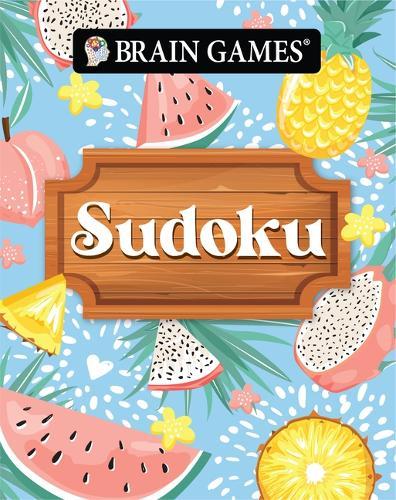 Brain Games - Take-Along - Sudoku - Summer Fruit Design Portable Puzzle Book
