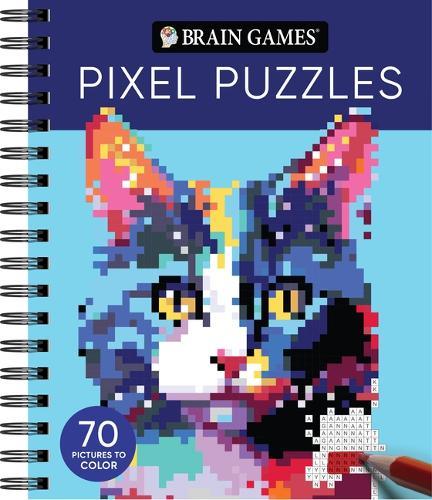 Brain Games - Pixel Puzzles: 70 Pictures to Color