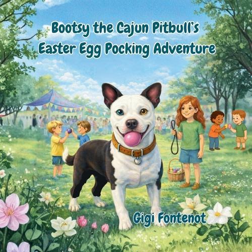 Bootsy the Cajun Pitbull's Easter Egg Pocking Adventure